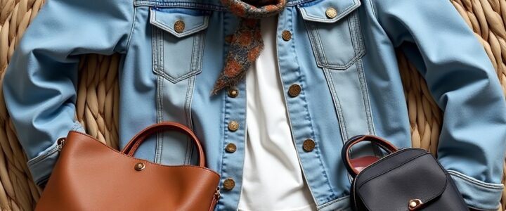 Ide Mix & Match Tas dengan Jaket Denim