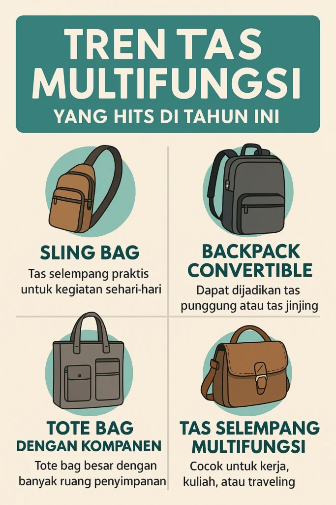 Mohawkgleesbag.com - Tren Tas Multifungsi yang Hits di Tahun Ini